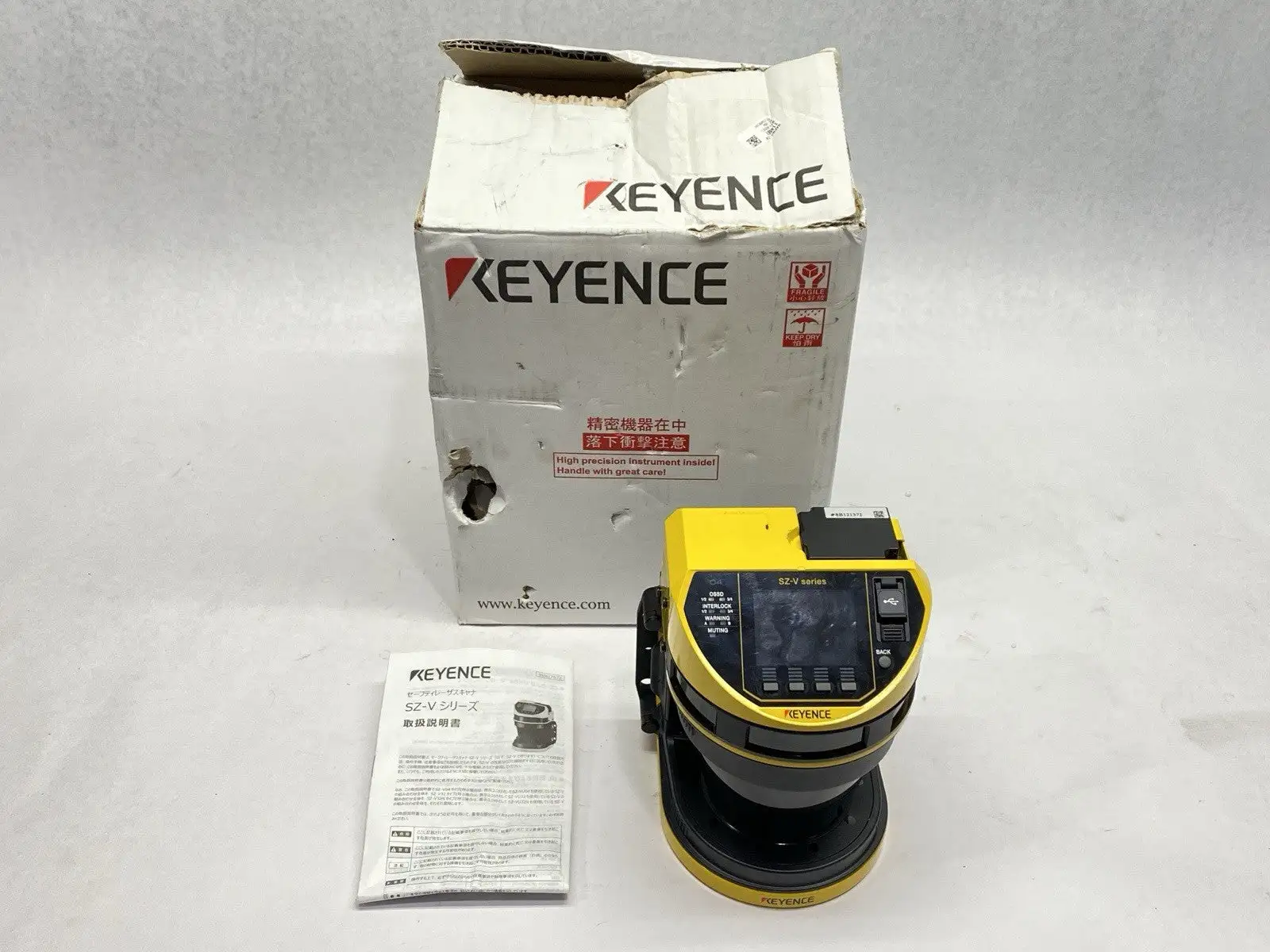 SZ-V04 | Keyence  Safety Laser Scanner Multi-Function Type Standard SYSTEM FAULT - For parts or not working