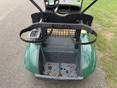 (1) 2015 E-Z-Go golf cart with a Kawasaki gas engine, does not include Club canopy, includes ball wa...