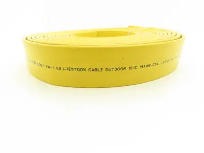 Festoon Cable Outdoor E24573 Multi-Conductor Flat Cable 12 Wire 14AWG 600V 26'