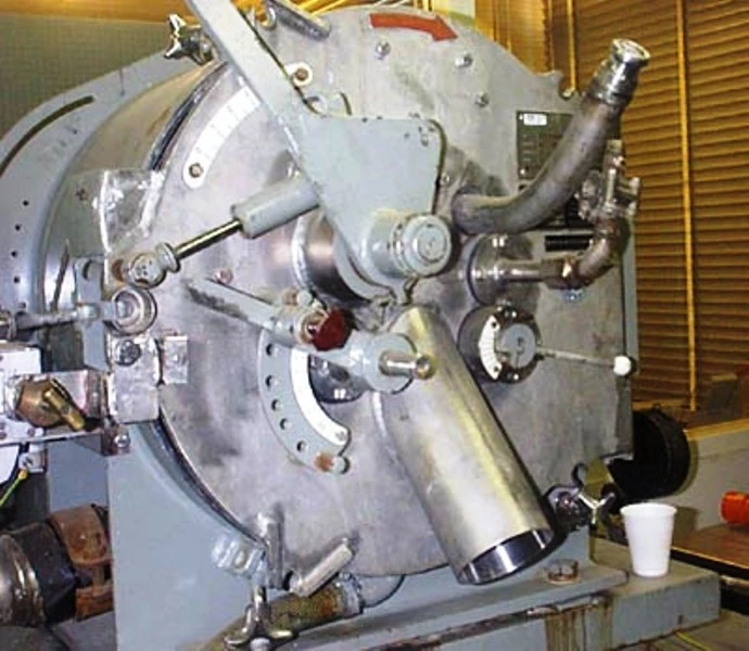 Krauss-Maffei HZ 40 Si peeler centrifuge, 316SS.