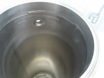 304 Stainless Water Circulator Housing 2 Gallon Tank 1.5" Tri-Clamp 6"x 21"L