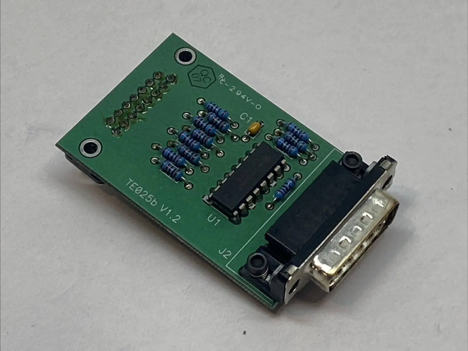 TE025b | JTAG 4Pin Interface PCB Board  V1.2 - Used
