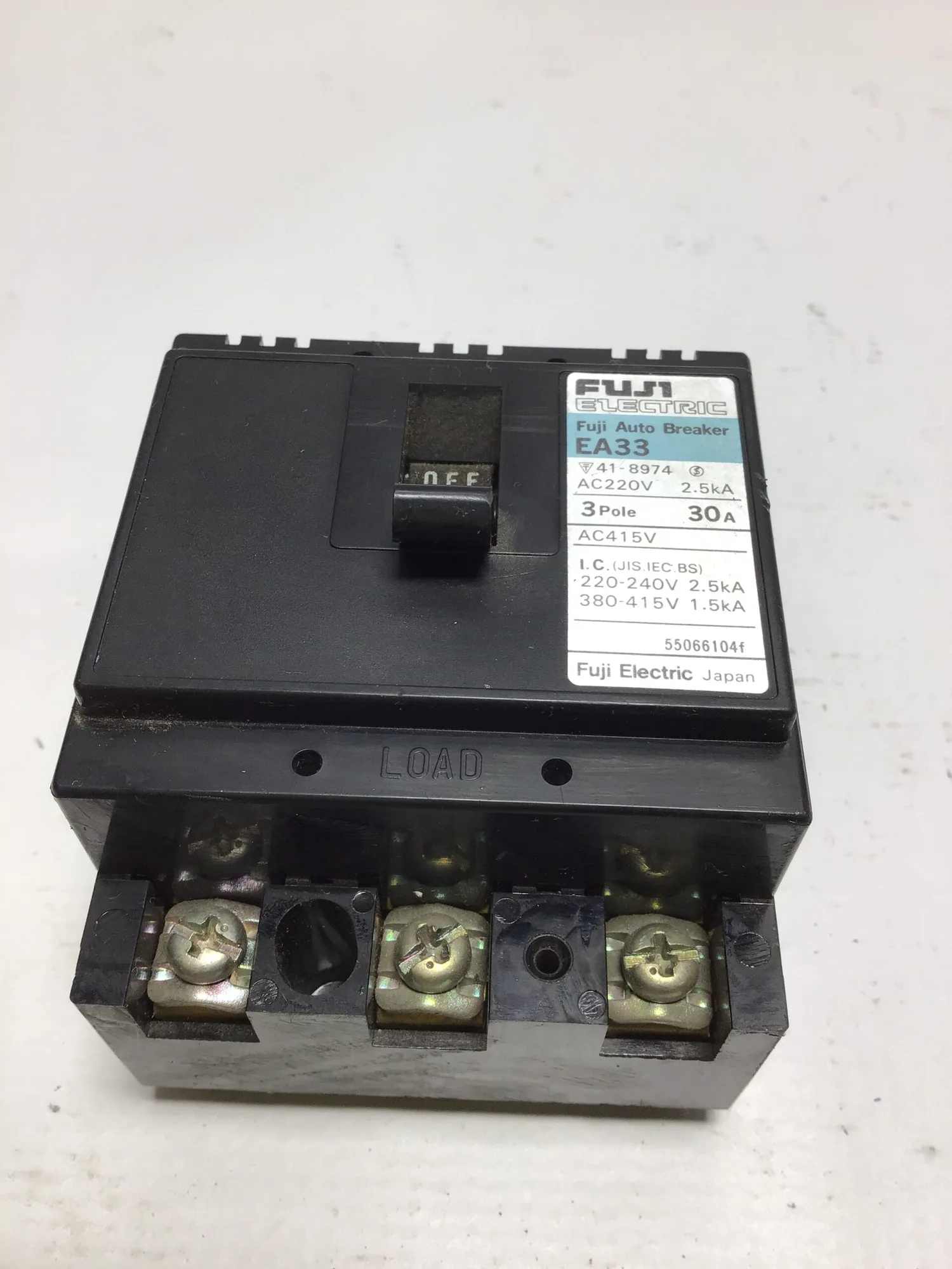 Fuji Electric EA33 Auto Breaker 30A 3Pole