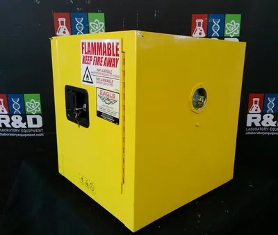Eagle 1901X Flammable Storage Cabinet Self Closing Doors w/ key 2 Gal