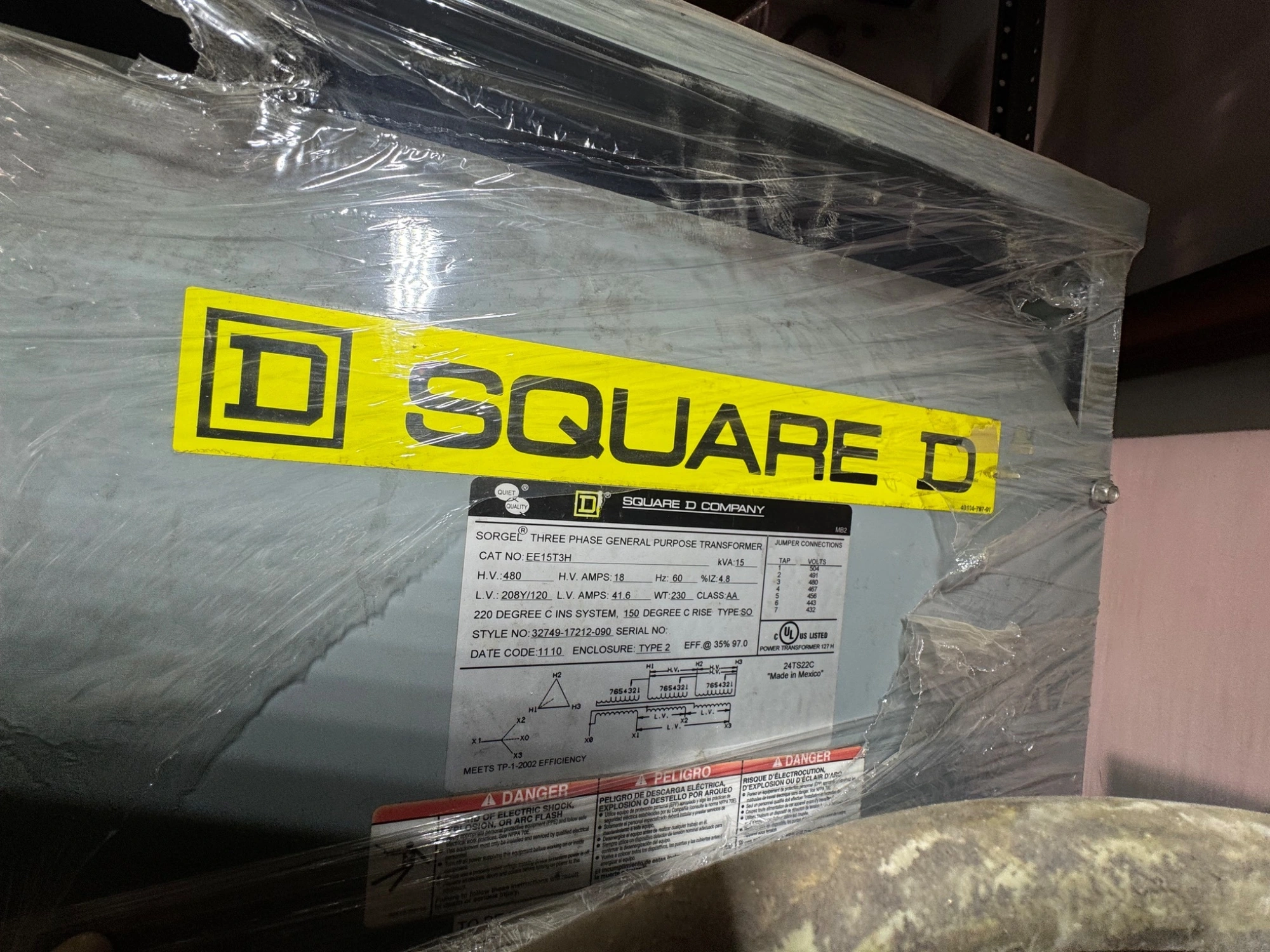 USED 2010 SQUARE D EE15T3H