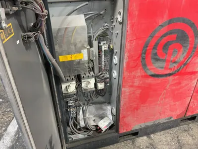 Used 2018 CHICAGO PNEUMATIC CPE100 Rotary Screw & Sliding Vane Air Compressors Ohio US | HGR 24 #1048069