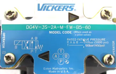 NEW VICKERS DG5V-8-S-2A-M-FW-B-10 HYDRAULIC VALVE DG4V-3S-2A-FW-B5-60