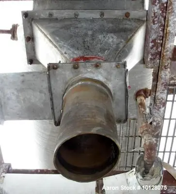 Used Twin Screw Stainless Steel Hollowscrew Dryer. Twin 12" diameter x 128" long scre