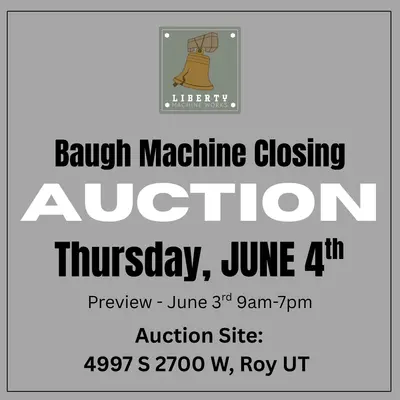 Baugh Machine Closing Auction