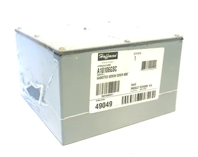 NEW HOFFMAN A10106GSC GASKETED SCREW COVER BOX 49049