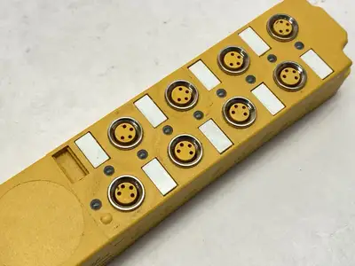 USED TURCK DISTRIBUTION BOX 8-PORT M8 4-PIN 3514U