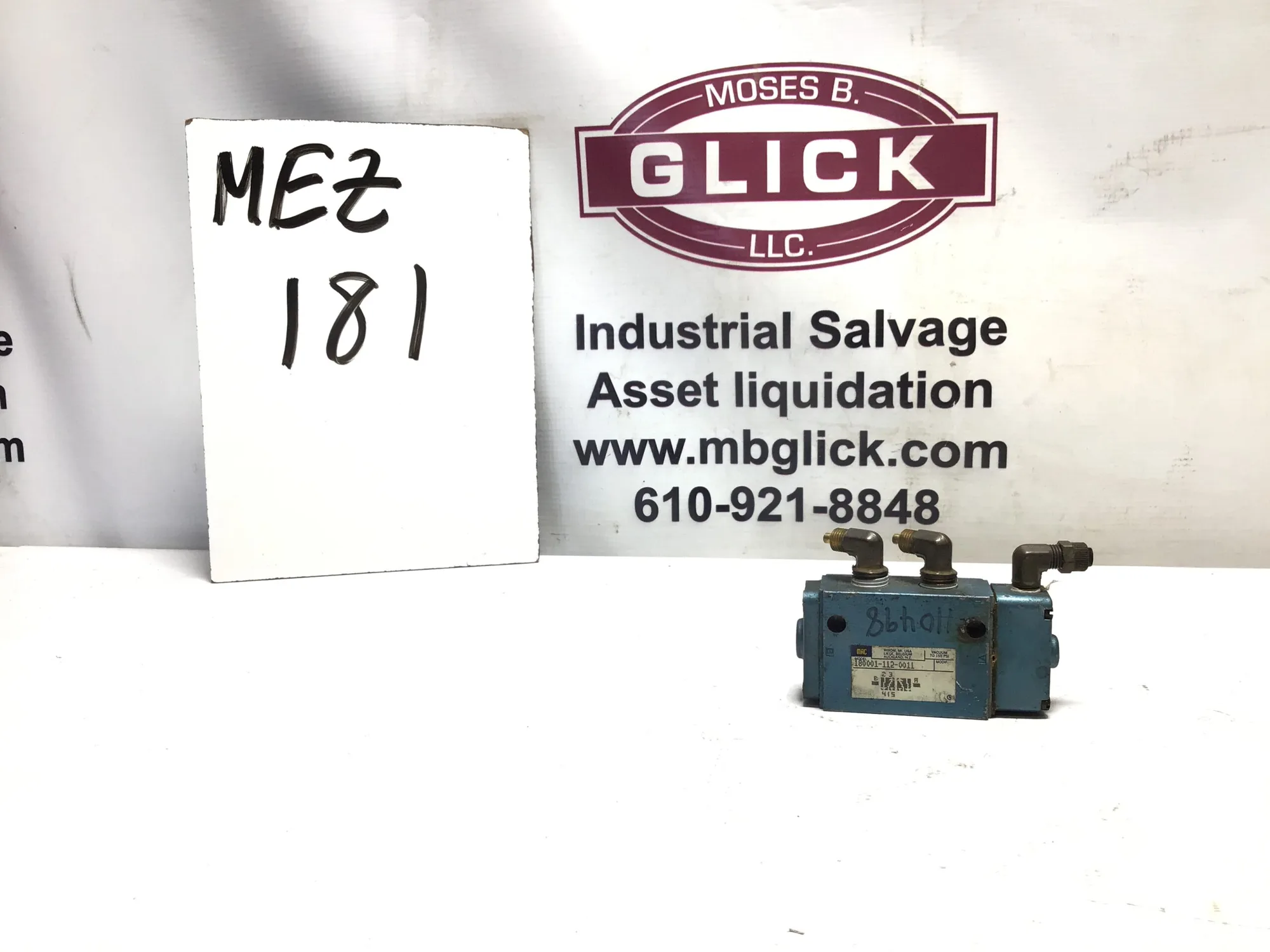 MAC 180001-112-0011 Pneumatic Solenoid Valve