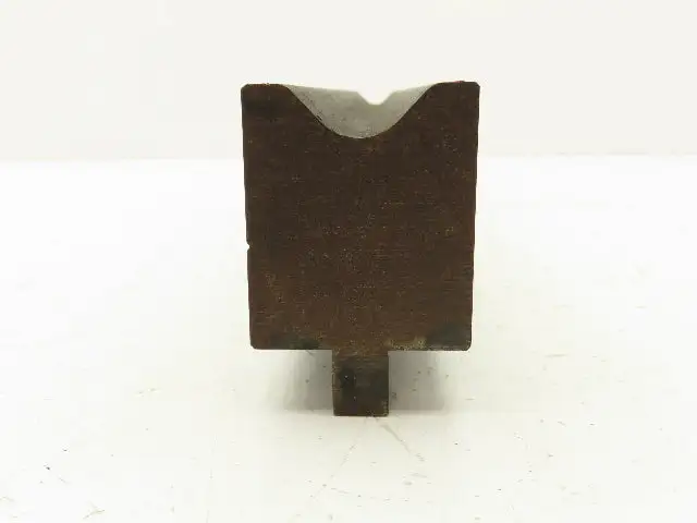 Press Brake Die 19-7/8" L 3/4" Round U Bend 1-1/8" W 3/8" D 2-1/4" H 1/2" Tang