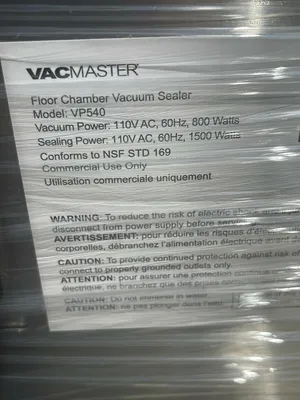 Used _UNKNOWN_ _UNKNOWN_ Vacuum Sealers Pennsylvania US | MS Restaurant and Equipment Sales #1474926