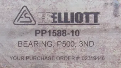 NEW FS ELLIOTT PP1588-10 BEARING M0328-12 JM3948