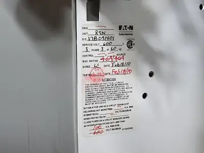 Used EATON HFD3040S Switchgears British Columbia CA | Lenmark #240443