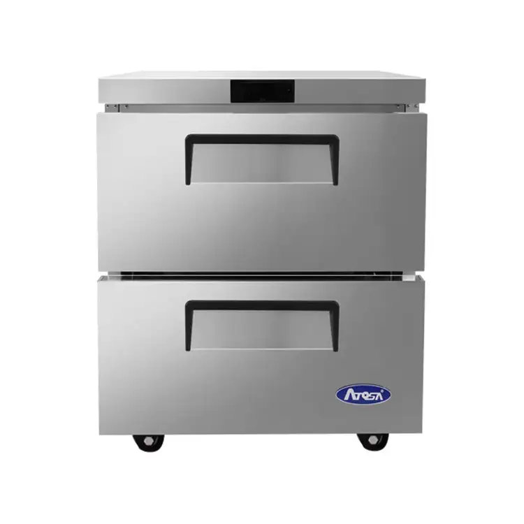 New | in-Stock Atosa New Atosa MGF8415GR 27'' Two-Drawer Undercounter Refrigerator Undercounter Refrigerators Illinois US | Falcon Restaurant Supply #1375429