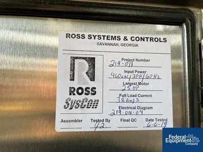 NEW Ross 500 Liter Ross Emulsifier, Model VSL-500L, 316 S/S