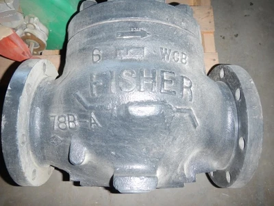 Fisher 6" 150 Class, WCB Flanged Control Valve