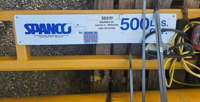 Used SPANCO 1/4 TON JIB CRANE Cranes (Misc) Wisconsin US | Lemke Machinery Sales #1389706