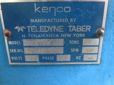 USED KENCO PUNCH PRESS 3K-7-100