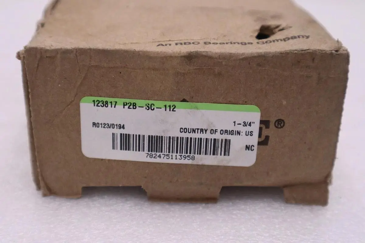NEW Dodge 123817 P2B-SC-112 2-Bolt Pillow Block Mounted Ball Bearing STK H139A