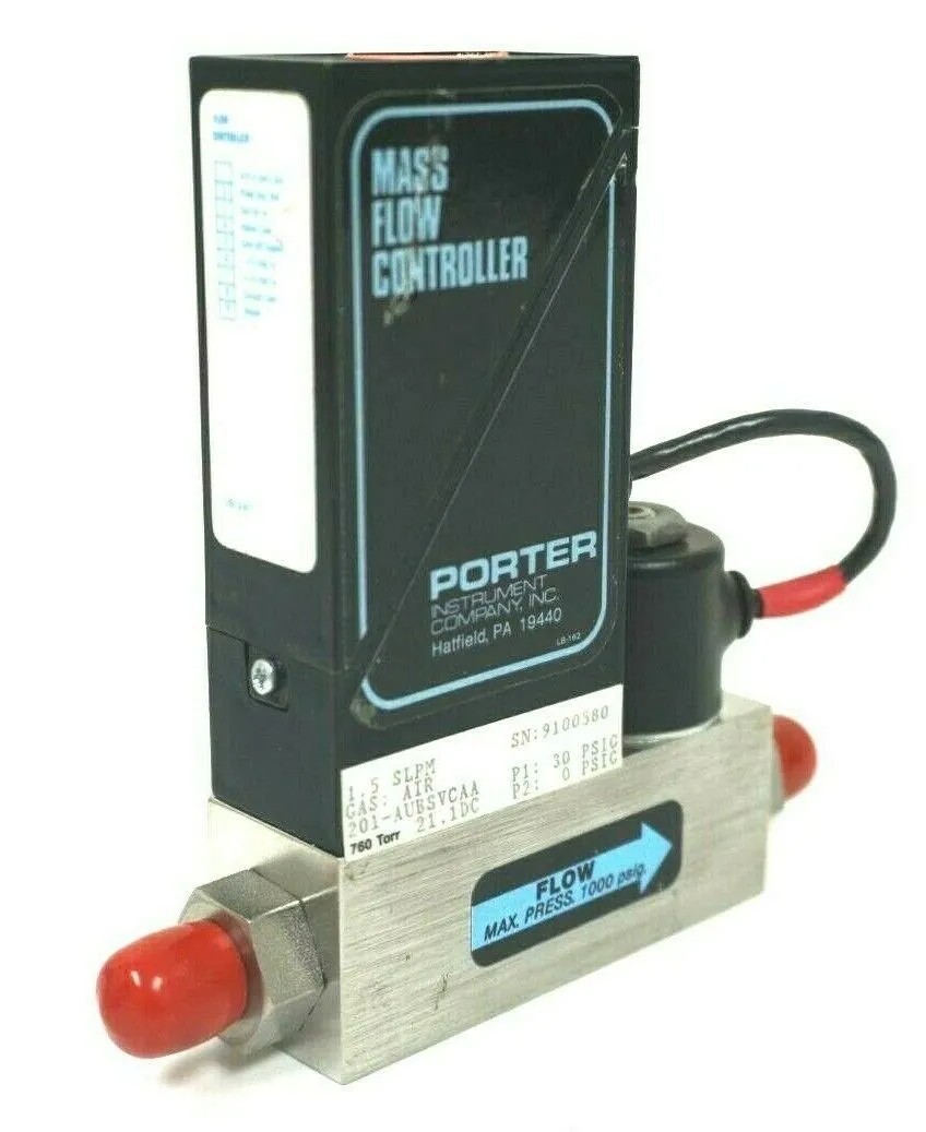 NEW PORTER LB-162 LB-247 201-AUBSVCAA MASS FLOW METER 201AUBSVCAA