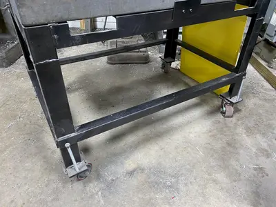 30" X 48" X 6" BLACK GRANITE SURFACE PLATE. STOCK # 0628622