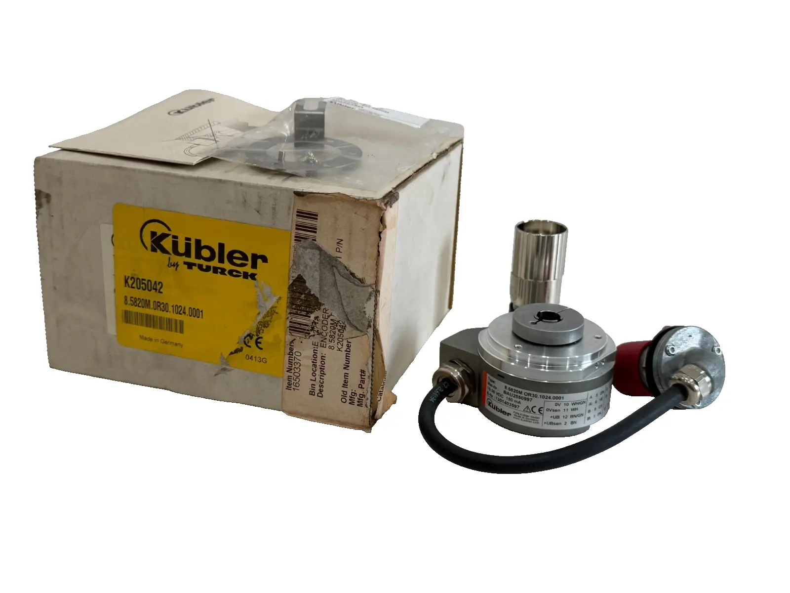 NEW KUBLER TURCK K205042 ENCODER – 8.5820M.0R30.1024.0001