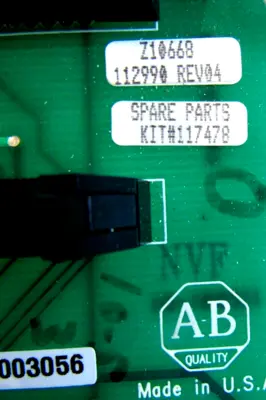 ALLEN BRADLEY 117478 FIRING BOARD SP117478 REV 04 NEW, SURPLUS