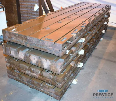 Floor Plate, T-Slotted 60" x 218.75" x 10" Cast Iron