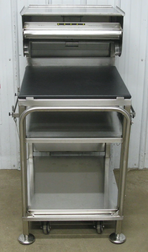 142-0758 M&E MFG Poly Top Wrapping Prep Table