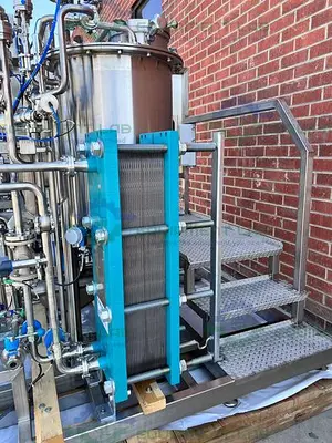 NEW CENTEC EMULSIFICATION SKID 10 GPM W/ 2 - 200L TANKS, FRISTAM FSP POWDER MIXER