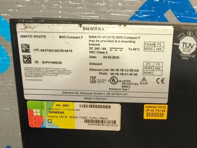 SIEMENS 6AV7422-5AC00-0AT0 OPERATOR PANEL | ESS Industrial Equipment Sales (5)