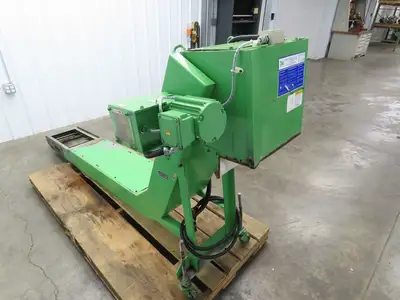 Tanaka Magnetic Chip Conveyor Scraper Chain w/Coolant Filter 14"W 112"L 220V 3PH