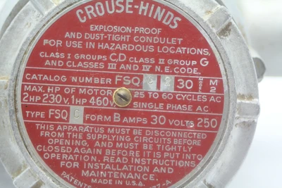 New | in-Stock Crouse-Hinds FSQC230 Electrical Fittings California US | Davliegogo LLC #1707453