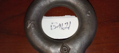 7/8" 2 1/4 LENGTH In. Forged Steel Machinery Eye Bolt HEAVY DUTY EYE 1 7/8"