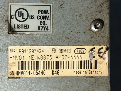 USED REXTROTH HMV01.1E-W0075 (7)-