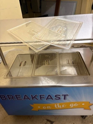 Commercial Breakfast Food Cart / Display Case