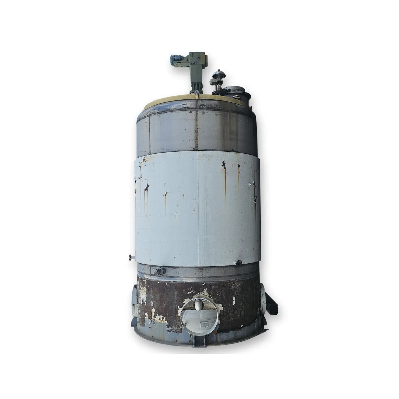 Used 6,850 Gal. Stainless Steel Liquid Mix Tank Jacketed