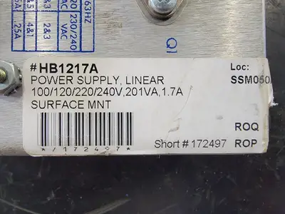 USED POWER ONE HD12-1.7-A