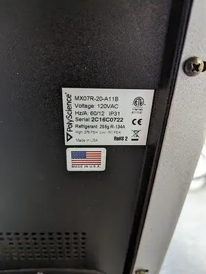 USED 2021 POLYSCIENCE MX07R-20-A11B