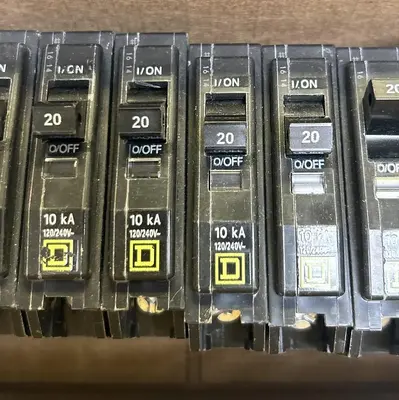 Used SQUARE D QOB120 Switchgears Ohio US | Surplus Asset Holdings #1185636