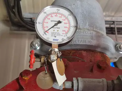 Containerized Foam Fire Suppression System w/ Deluge Valve, Potter Controls & Piping Manifold