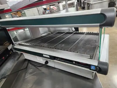 Used Hatco Used Hatco 36" Self Service Countertop Heated Food Warming Display Merchandising Shelf 120V Countertop Display Warmers Illinois US | Falcon Restaurant Supply #1376692