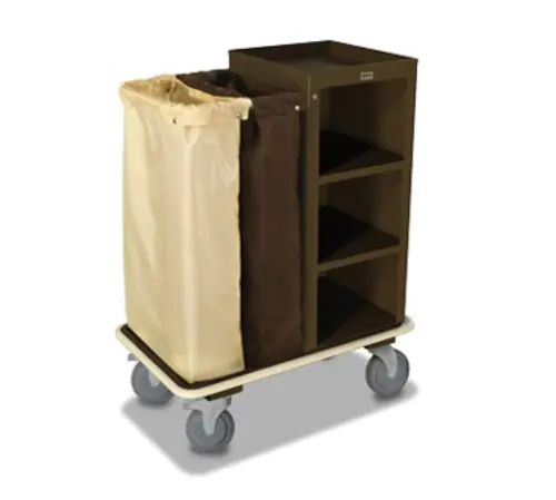 Forbes Industries Housekeeping Cart w/ (3) Shelves - 18"W x 18"D x 36"H, Steel (2261)