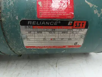 Dodge Reliance FB56WM16A Gearmotor 50:1 Reducer 3/4Hp 460V 3PH 56C Dual Output
