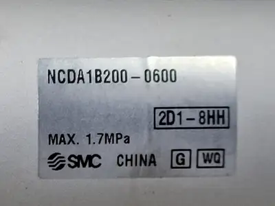 Used SMC NCDA1B200-0600 Parts (Hydraulics and Pneumatics) British Columbia CA | Lenmark #267770