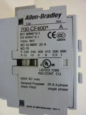 USED ALLEN BRADLEY 700-CF400 SER A