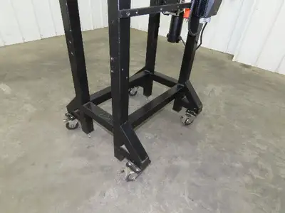 QC Industries 200x900mm Belt Conveyor on Casters 120V Variable Speed 7-80FPM
